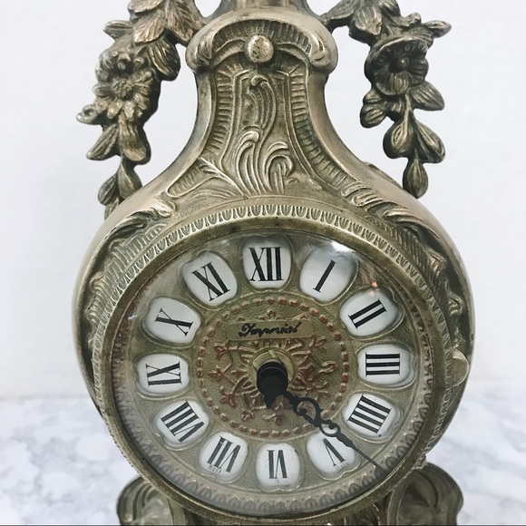 Vintage Accents Vintage Imperial Brass Mantle Clock Candelabras Poshmark